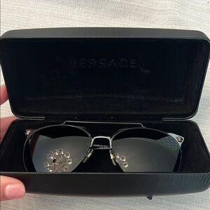 Versace Black Modern Sunglasses